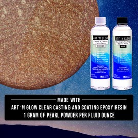 Mica Pearl Pigment Powder (Coffee) - (.88 Ounce/25 Grams) - 10+ Colors Available