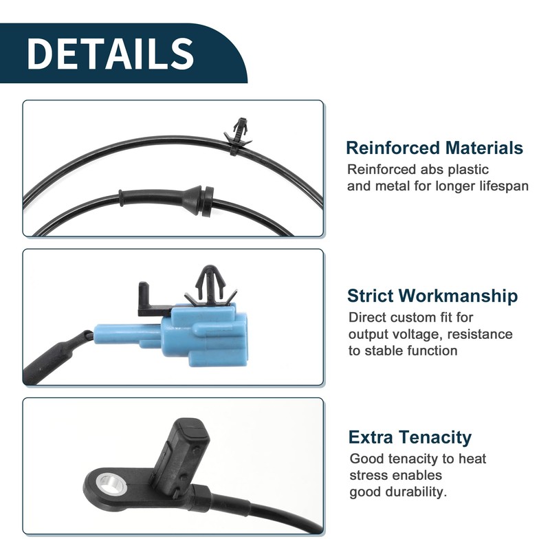 TUCKBOLD ABS Wheel Speed Sensor Rear Left ABS Sensor Anti-lock