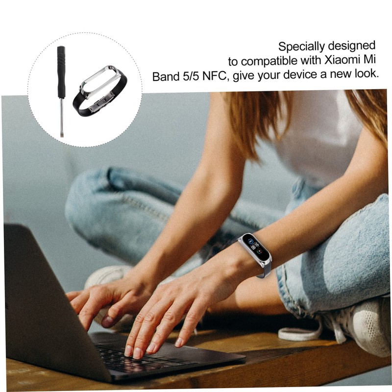 MERRYHAPY Replacement Wristband for Band 5/5 Bracelet Buckle Shell Watch