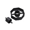 SUL Replacement Tape Dispenser Wheel, Black Durable Tape Dispenser Core