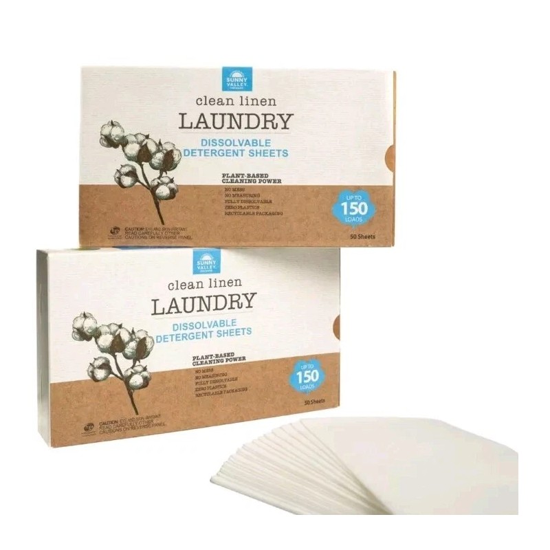 Sunny Valley Orchard 2 Boxes laundry sheets Up to 300