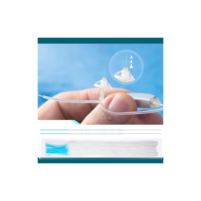 200 Count Hearing Aid Cleaning Kit Ready-to-Use Strands