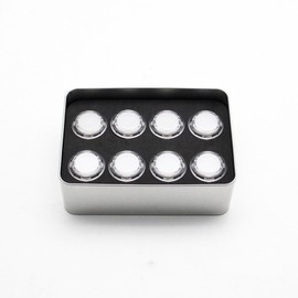 QANBA Gravity KS Gravity Mechanical Shaft Silent Push Button 24/30mm Snap-In (Boxed) (Transparent Color(8pcs 30mm)