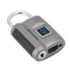 Smart Fingerprint No Password Unlock Padlock Customs Lock for Suitcase