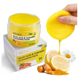 Almohadillas Àcido Kójico Y Cúrcuma Piel Clara Radiante 30pz Mixta Noche