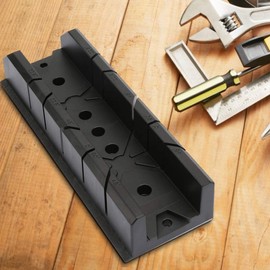 Liukouu Carpintería Sierras De Inglete, Carpintería Sierras de inglete Gabinete de caja 0/22.5/45/90 Grado Madera Yeso Herramienta de corte oblicuo para madera, yeso, azulejos(801)