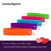 Luxflair Felt key ring in various sizes and colours, for
