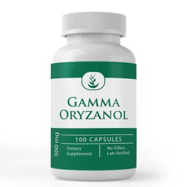PURE ORIGINAL INGREDIENTS Gamma Oryzanol, (100 Capsules) Always Pure, No Additives Or Fillers, Lab Verified