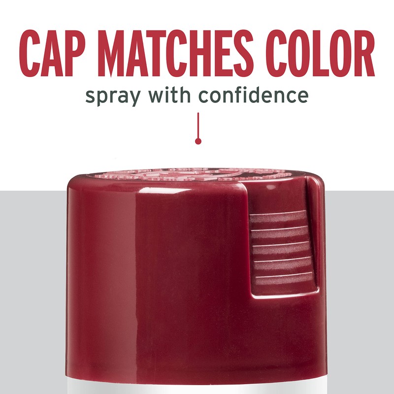 Rust-Oleum 7768830-6PK Stops Rust Spray Paint, 12 oz, Gloss Burgundy,