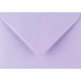 C6 Lilac/Lavender Envelopes x 25 Pack. 100gsm Weight. Coloured Envelopes Suitable for A6 Greetings Cards, Christmas