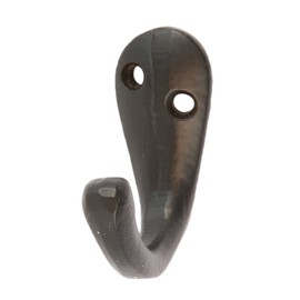 Hammer and Tongs - Single Robe Hook - W20mm x H45mm - Black