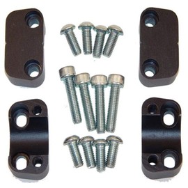 PowerMadd 44257 Universal Oversized (1 1/8") Bar Clamp, Black