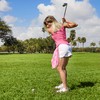 Argyle - Toalla de golf a cuadros con clip para