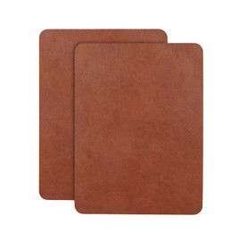 JDLUGH Sofa Leather Repair Patch Tape 8.2x11 Inch2PCS Large Self Adhesive Leather Sofa, Car Seat, Leather Furniture, Vinyl Repair Patch Kit (8.2x11 Inch, Brown1.0)