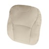 Driver Perforated Leather Top Back Seat Cover, Replacement Tan Driver