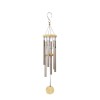 exhart, 30-in Champagne + Wood Metal Wind Chime