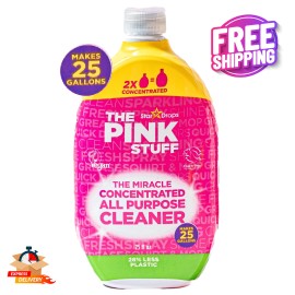 ✅ The Pink Stuff, Miracle 2x Concentrated All Purpose Floor Cleaner, 25.4 floz