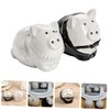 LABRIMP Ceramic Pig Jar Wedding Seasoning Pot Pig Pepper Salt