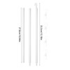 Fkereg 35 Inch Long Blind Wand Replacement with 5 Hook,