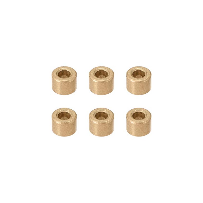 sourcing map Bearing Sleeve 4mm Bore x 8mm OD x