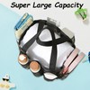 Leseogye Mesh Shower Bag, Portable Mesh Shower Caddy Bag with