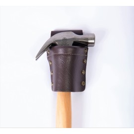 Leather Hammer Holder for toolbelt in top Grain Leather Made to Last a Lifetime