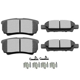 SCITOO D1037 Juego de Pastillas de Freno Traseras de Cerámica para Chrysler 200/Sebring Dodge Avenger/Caliber Jeep Compass/Patriot Mitsubishi