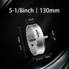 Mollom (5-1/8''|130mm) Heavy Duty Carbide Hole Saw with 2 Pilot