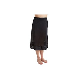 Shadowline Women's Adjustable Length Half Slip, 6419, Black, L