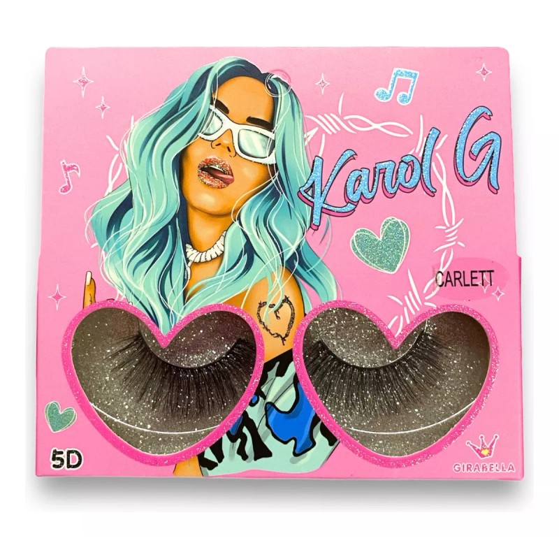 Girabella Pestañas Postizas 100% Mink 5d Hairs Levanta Tu Mirada