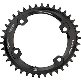 Wolf Tooth Elliptical 110 BCD 4 Bolt Chainring for Shimano GRX 38T