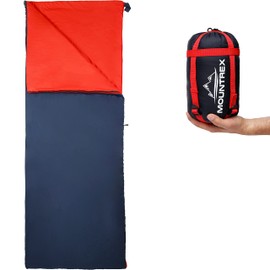 Mountrex® Sleeping Bag - Small Pack Size & Ultralight (730 g) Summer Blanket Sleeping Bag - Outdoor Summer Sleeping Bag - Camping, Travel, Festival - Connectable