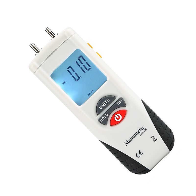 HT‑1890 Handheld Digital Manometer Differential Gauge Air Pressure Meter 11
