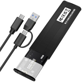 NVMe M.2 USB 3.1 SSD Enclosure Adapter 10 Gbps for NVMe PCIe M-Key/M+B Key