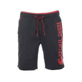 riverso Men's RIVJannik Swim Shorts, Summer Shorts, Sports Shorts with Drawstring and Print, 100% Polyester, Black, Blue, Red, Green and Orange, S/M/L/XL/XXL/3XL/4XL/5XL, l