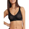 Sloggi Women's Zero Feel Bliss Soft Bra, black, XL large