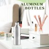Mirrline 8 Pcs 150ml/5oz Aluminum Bottle Refillable Liquid Container Aluminum