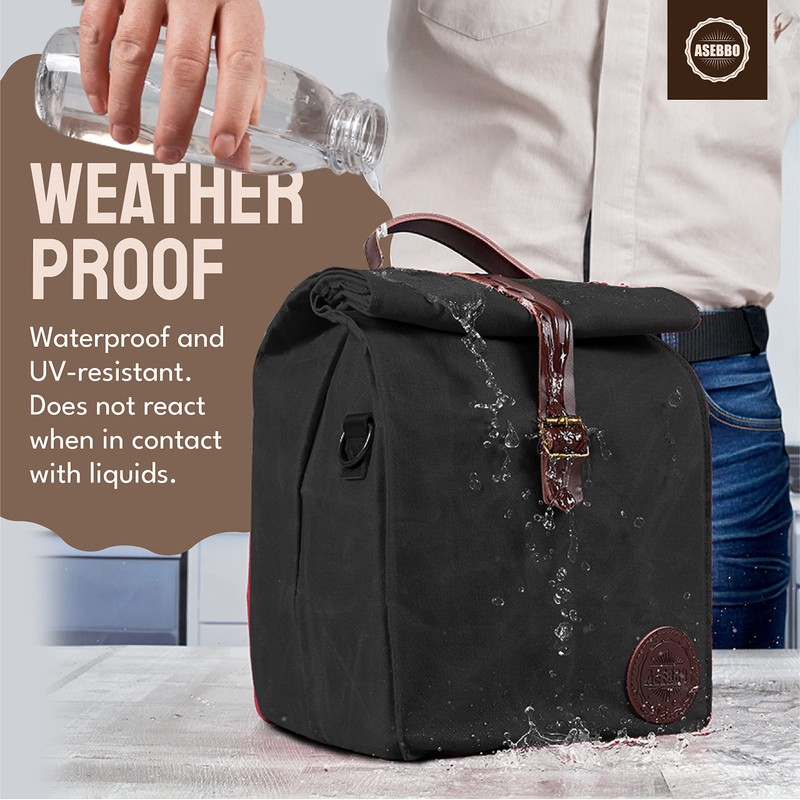 ASEBBO Insulated Lunch Bag for Women & Men - Reusable