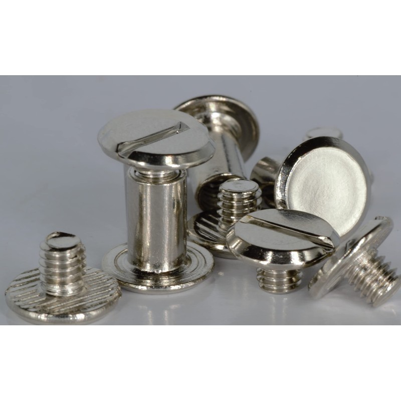 Q-tools® Book Screws 5 mm Silver | Pack of 10