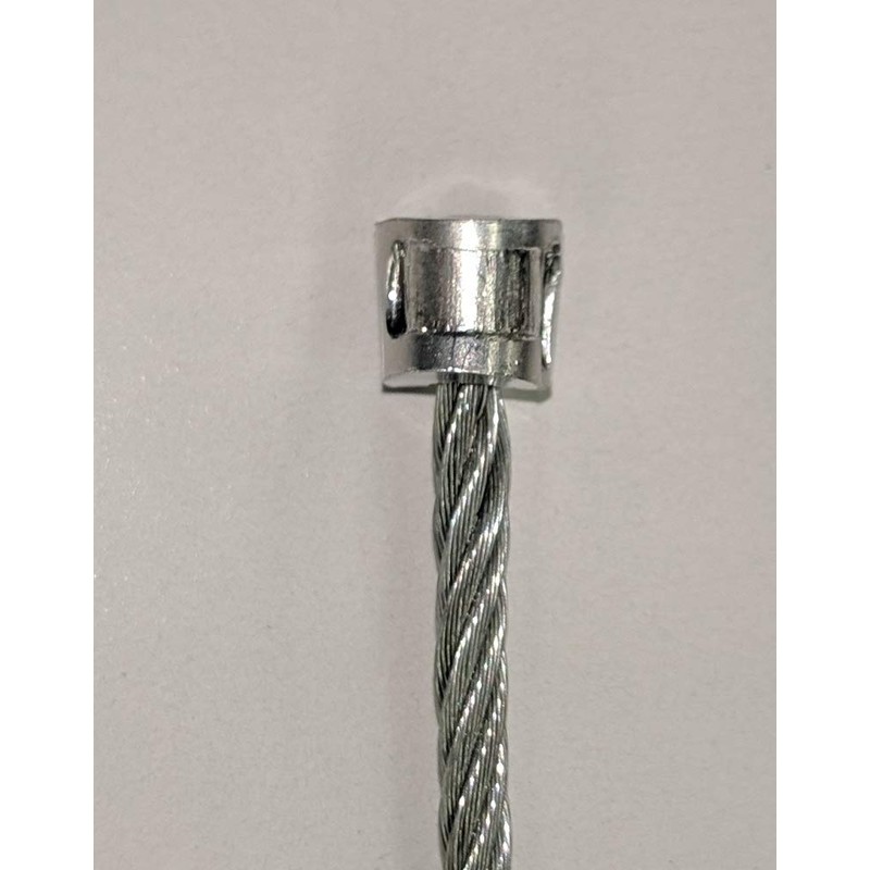 Lexco Cable 316ABS Wire Rope Button Stop 3/16 Aluminum (210