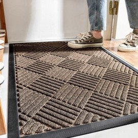 Commercial Entrance Mat: Dust Removal & Moisture Barrier Mat Gray S