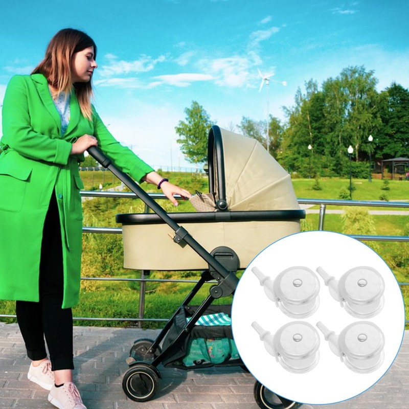 ORFOFE Baby Walker Replacement Wheels 4-Pack Universal Fit Smooth Rolling