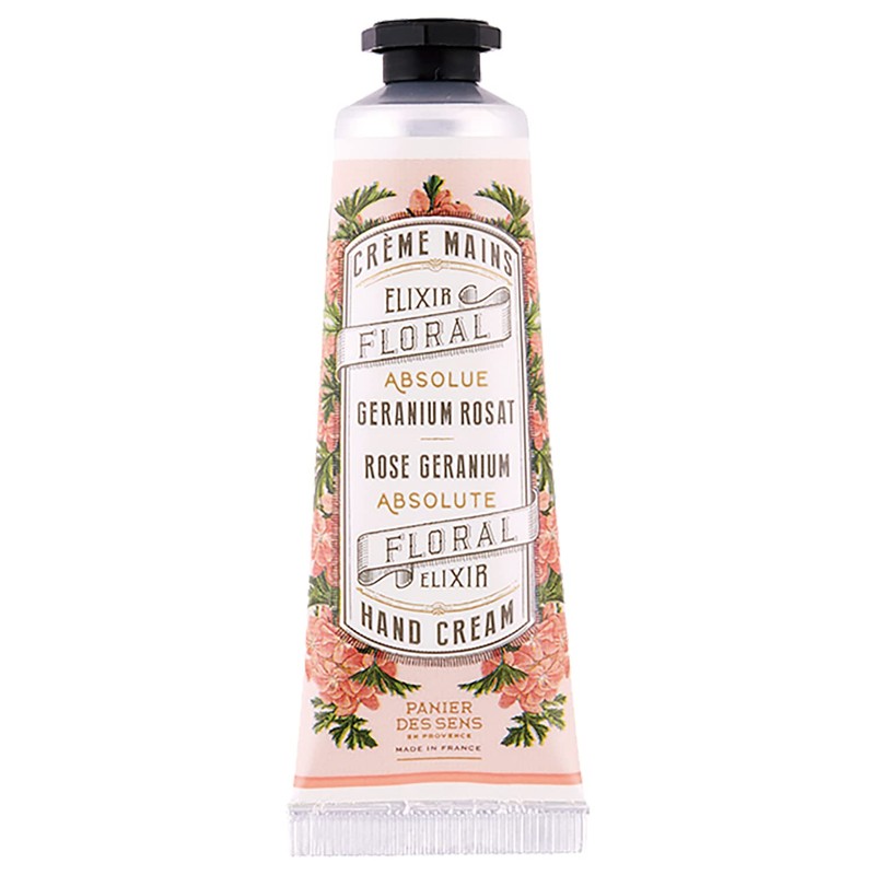 Panierdessens Absolute Hand Cream S, Rose Geranium, Gift, Boxed, 1.0