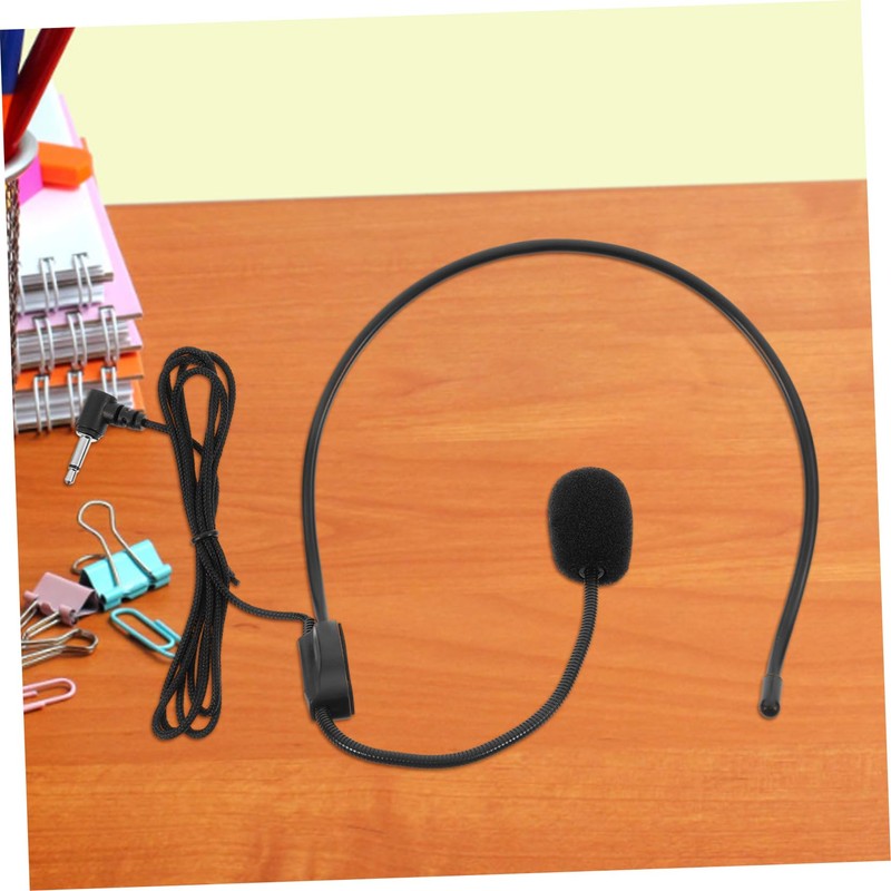 Gatuida Wired Ear Microphone Headset for Lectures Voice Amplifier Microphone