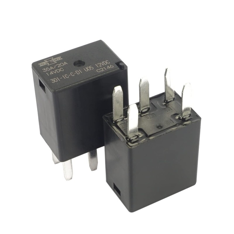 (Pack of 2) 301-1C-C-D1 U05 12VDC 35A Automotive Power Relay