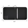 ZOOPIP Fireproof 3 Ring Binder with Zipper, 1.5 Inch D