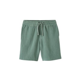 Vertbaudet Boys Muslin Shorts, green, 140