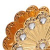 Golden Metal Napkin Holder Exquisite Light Luxury European Style Zinc