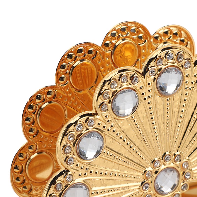 Golden Metal Napkin Holder Exquisite Light Luxury European Style Zinc