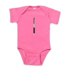CafePress Switchblade Comb Cute Baby Bodysuit Romper Dark Raspberry